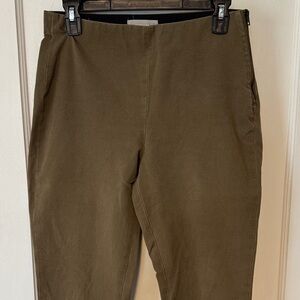 Everlane olive colored slacks